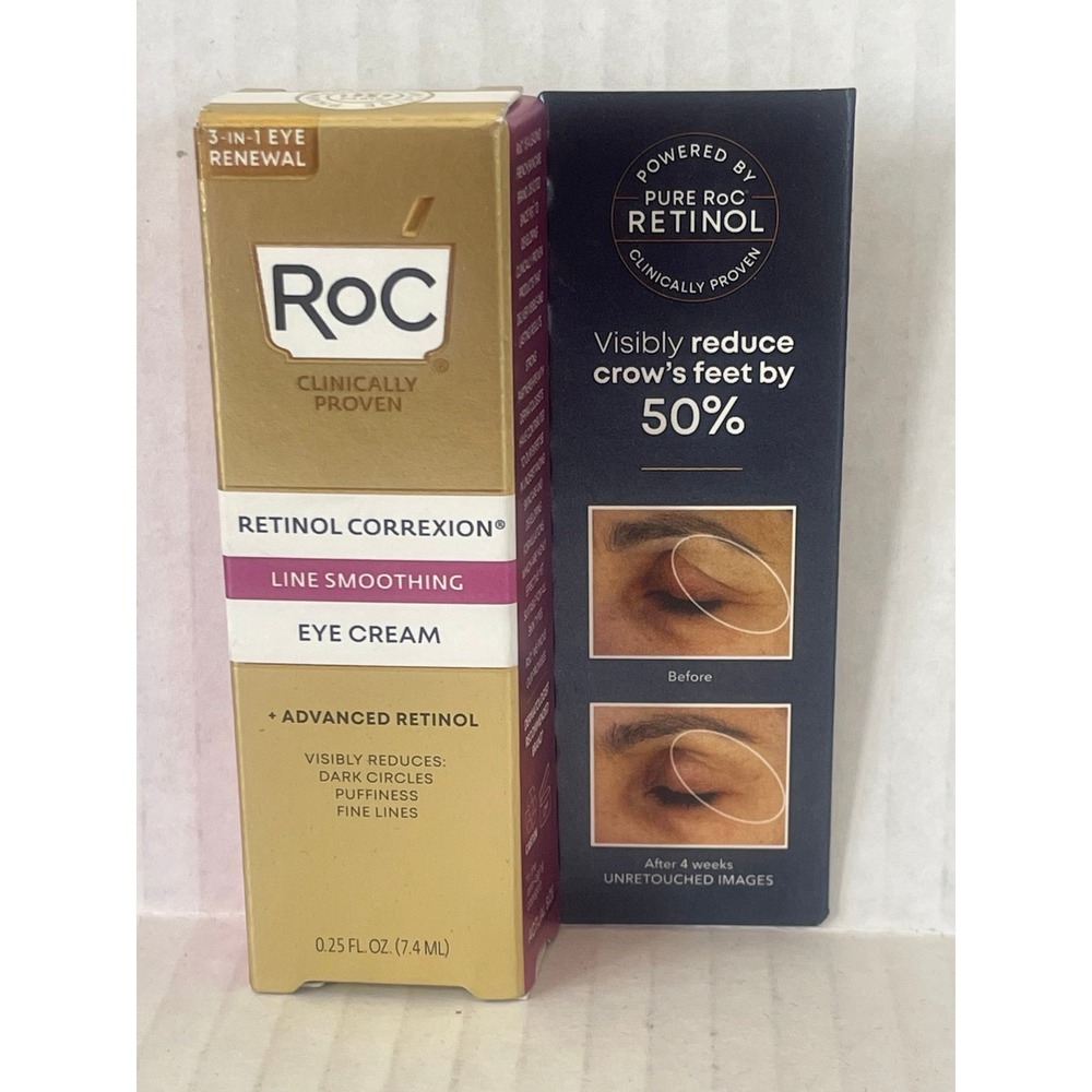 RoC Retinol Correxion Line Smoothing Eye Cream 0.25 oz New/Sealed